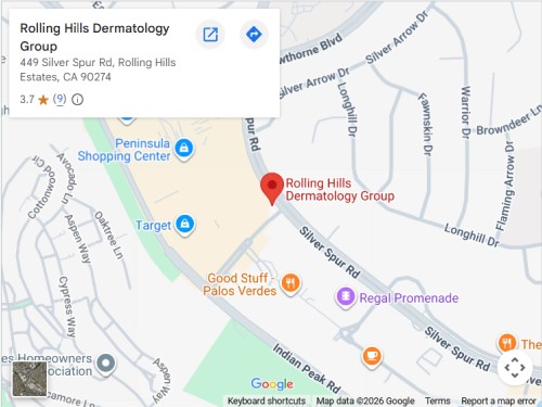 Get Directions from your location to Rolling Hills Dermatology Group in Rolling Hills Estates, CA Get Directions from your location to Rolling Hills Dermatology Group in Rolling Hills Estates, CA